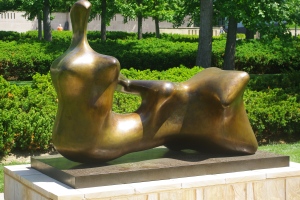 One of the many Henry Moore Sculptures